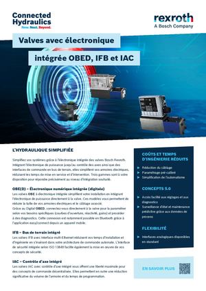 FLYER - VALVES AVEC ELECTRONIQUE INTEGREE OBED, IFB et IAC