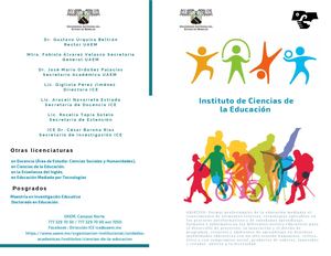 Díptico Lic En Educación Física