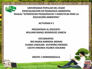 Actividad 1 Módulo Estrategias Pedagógicas Didácticas