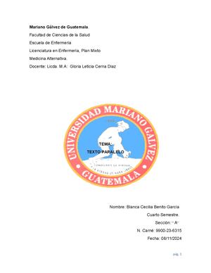 Texto Paralelo Medicina Alternativa Final