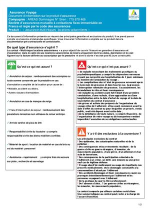 Assurance Annulation MULTIRISQUES