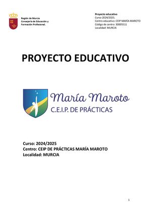 Proyecto Educativo 24 25
