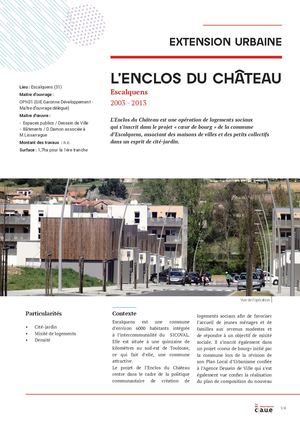 Extension urbaine - L'Enclos du Château