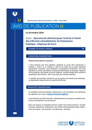 Avis De Publication Iade 2025