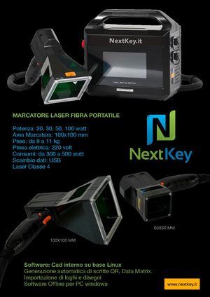 Marcatura Laser Portatile Fibra ottica