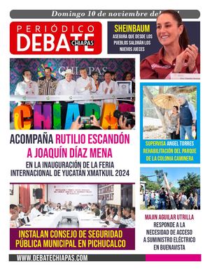 Debate Chiapas Domingo 10 De Noviembre Del 2024