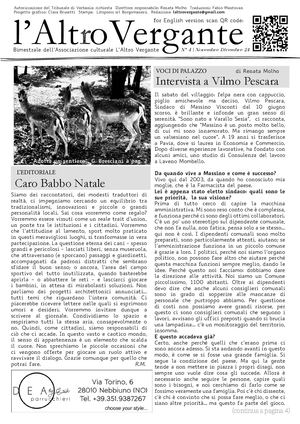 l'Altro Vergante N°4 Novembre Dicembre 2024 Ita