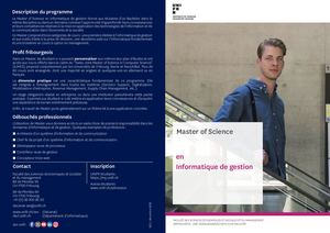 Master en Informatique de gestion / 2020