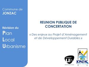 Reunion Publique du 2/10/2024 - Introduction