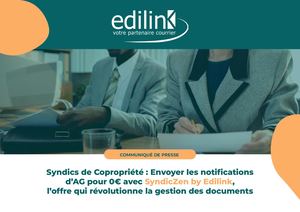 Communiqué de presse Syndic Zen par Edilink
