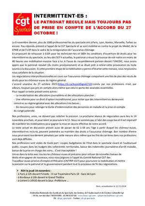 Cp Cgtspectacle Lepatronat Recule