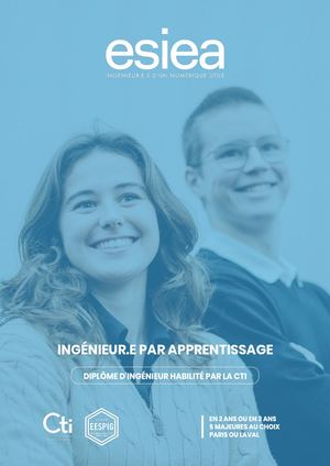 Plaquette Ingénieur en Apprentissage 2024-2025