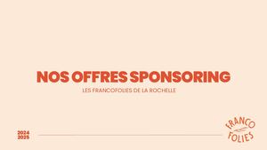Francofolies - Nos offres sponsoring