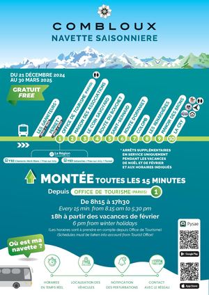 Combloux Navette Flyer 2025