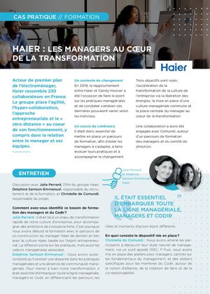 Cas Pratique - Haier X Comundi