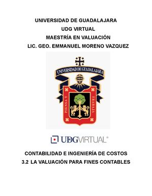 La Valuación Para Fines Contables