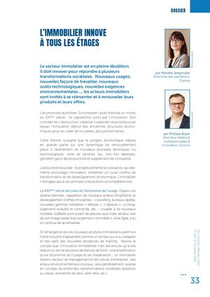 L'immobilier innove à tous les étages