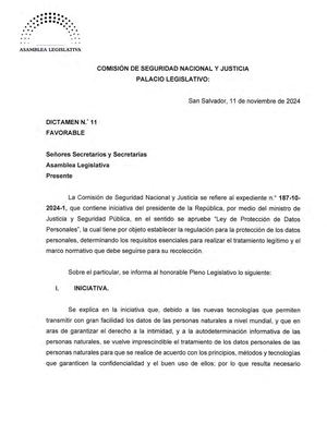 Ley De Protección De Datos Personales