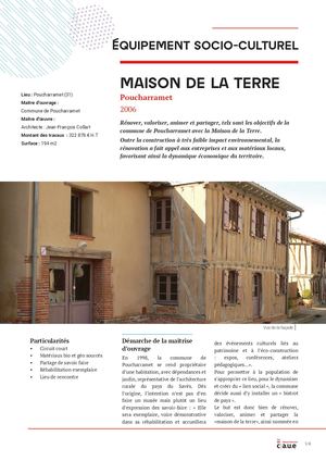 Équipement - Maison de la Terre