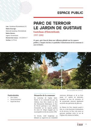 Espace public - Parc de Terroir