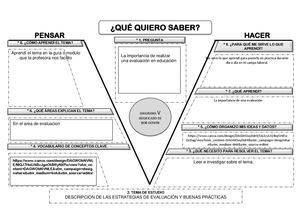 Formato Del Diagrama V De Gowin