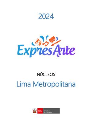 2024 Nucleos Lima Metropolitana EXPRESARTE
