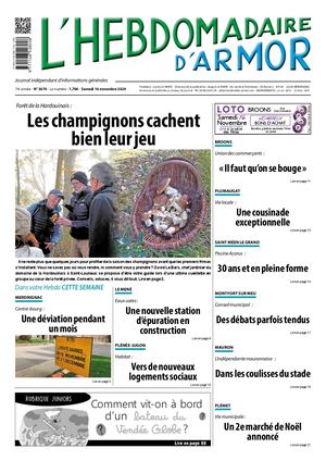 L'Hebdomadaire d'Armor n°3670 du samedi 16 novembre 2024