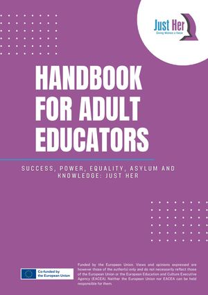 HANDBOOK FOR ADULT EDUCATORS