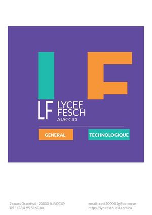 Les chiffres du  Lycee Fesch Ajaccio