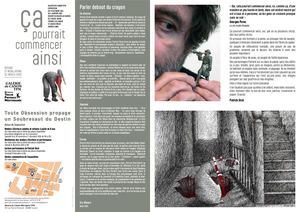 Ça pourrait commencer ainsi - Dessins et installations de Patrick Sirot - Galerie du Canon Toulon