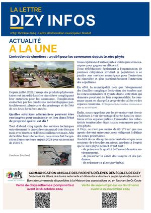 DIZY INFOS n°85 Octobre 2024