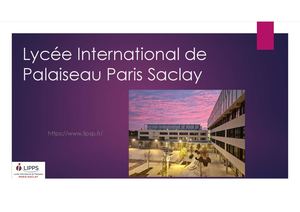 Presentation Lipps College 3°