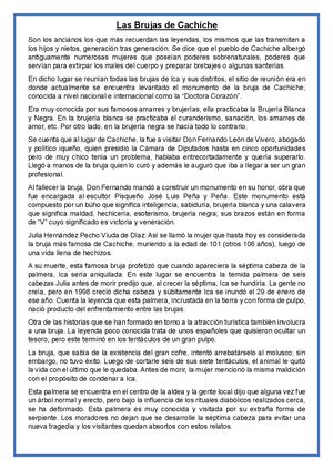 Las Brujas De Cachiche Leyenda