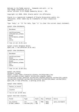 Proyecto Final Diego Amagua Hotel My Sql