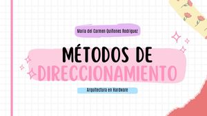 metodos de direccionamiento