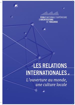 Ecole Archi brochure Relations internationales