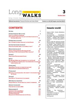 Communist magazine LONG WALKS n°3 - October 2024