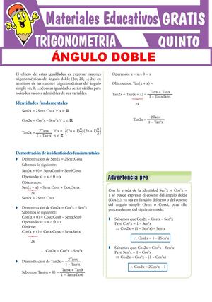 ÁNgulo Doble Para Quinto Grado De Secundaria