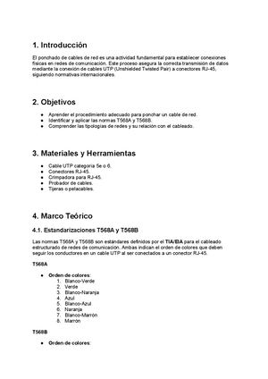 Ponchado De Cables De Red