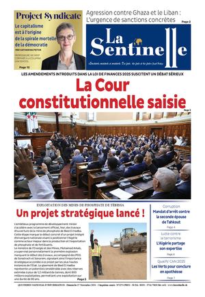 La Sentinelle Du 17 Novembre 2024