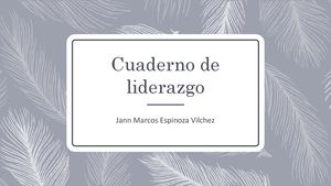 Cuaderno De Liderazgo Jann