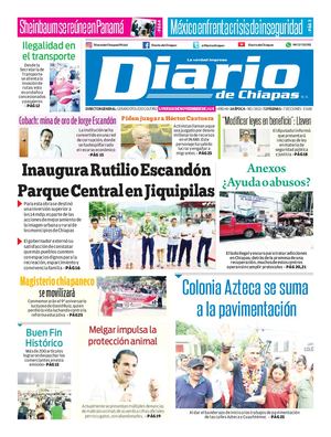 Portada Lunes 18 De Noviembre De 2024