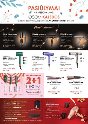 Salonu Pasiulymai 2024 lapkritis-gruodis