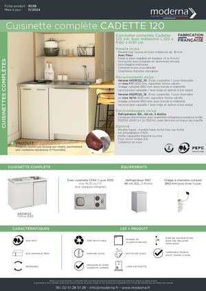 303B CUISINETTE COMP. CADETTE 120