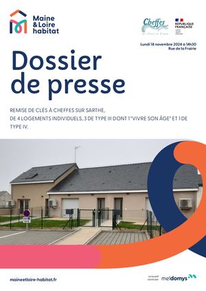 Dossier de presse de Cheffes : Remise de clés