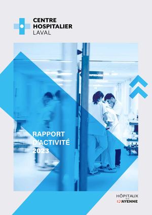 Rapport d'activité 2023 Centre hospitalier de Laval