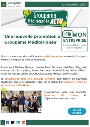 Actu Nouvelle Promotion De Novembre