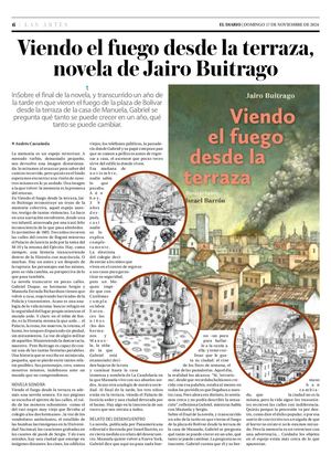 Viendo el fuego desde la terraza  Las Artes Nov 17