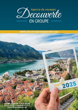 Brochure Découverte En Groupe 2025