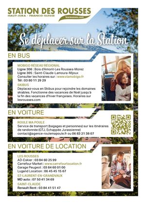 Flyer "Se déplacer dans la station"